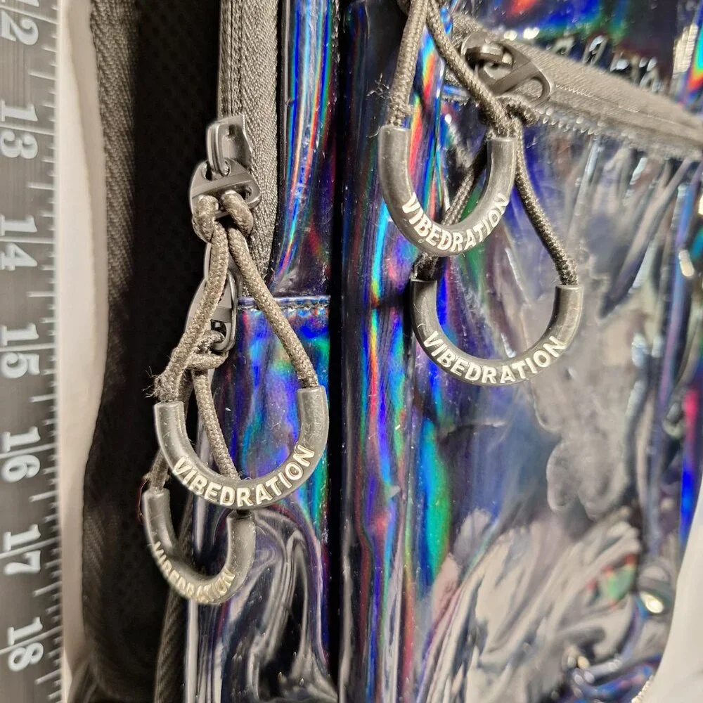 Vibedration Hydration Backpack w/o bladder - Holographic - Black - Used